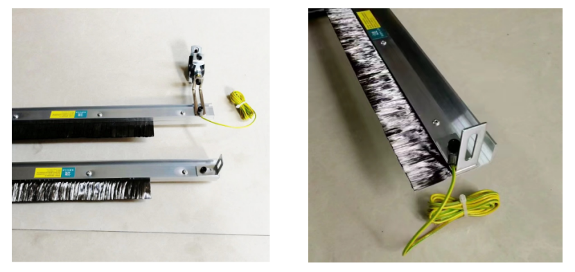anti-static fiber strip brush