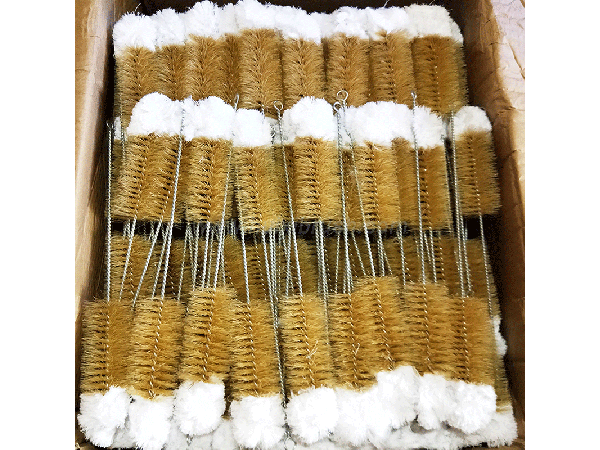 Cotton Wire And Bristle Tube Brush Shipment