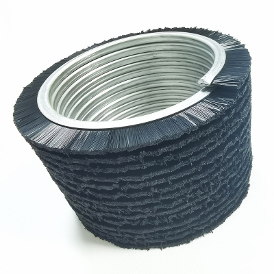 Outside Spiral Coil Shape Nylon Bristle Industrial Cleaning Brush