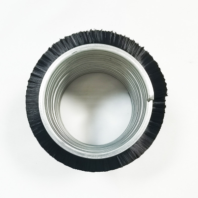 Outside Spiral Coil Shape Nylon Bristle Industrial Cleaning Brush