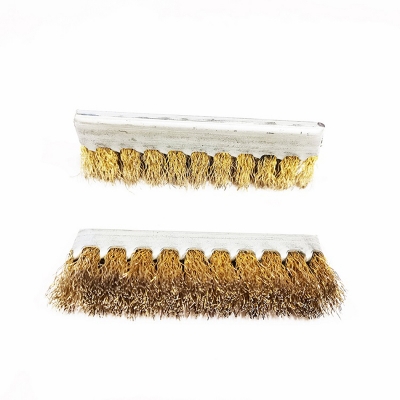 Brass Coated Steel Wire Descaling Strip Brush