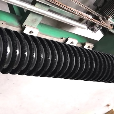 Spiral nylon bristle cleaning rotating brush roller