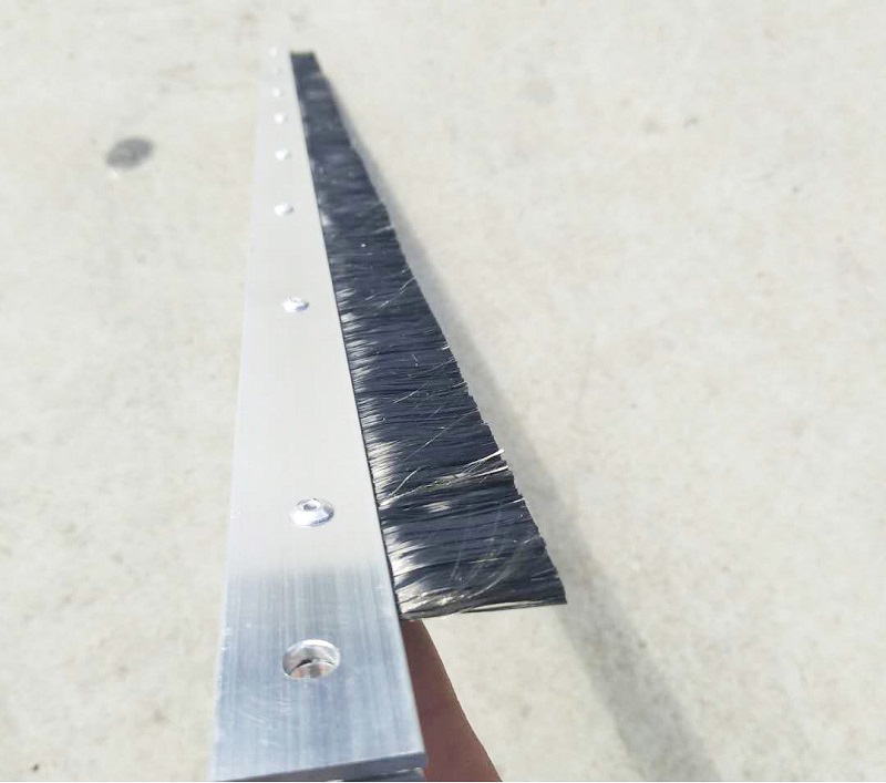 antistatic strip brush