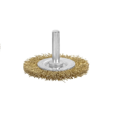 Mandrel Mounted Brass Wire Rotary Brush Wheel