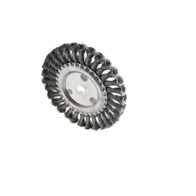Twisted Knot Wire Rotary Wheel Brush
