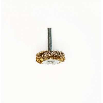 Rust Removal 32 mm Brass Steel Wire Wheel Brush
