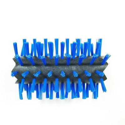 Zigzag Segmented Nylon Cylindrical Brush Quick Snap on Roller Brush