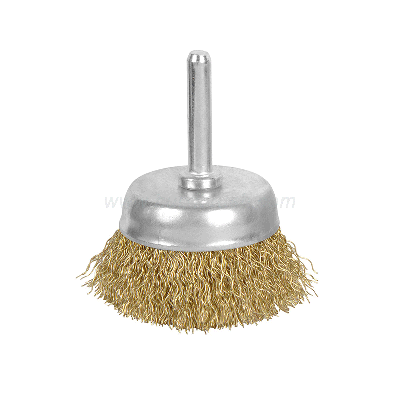 6mm Stem Brass Copper Wire Cup Brush 