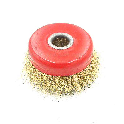 Brass Coated Steel Wire Cup Brush