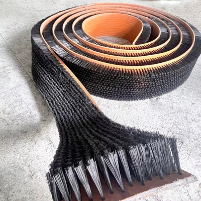High Density Nylon Bristles Flexible Strip Brush Conveyor Belt Drive Brush