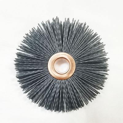 3 Inch Silicon Carbide Abrasive Nylon Copper Core Wheel Brush