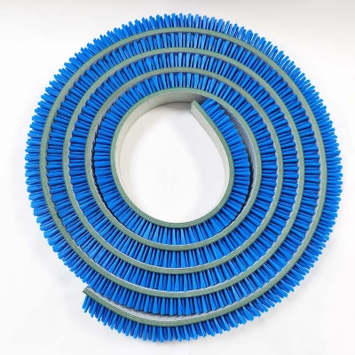 High Density Blue Nylon Conveyor Belt Cleaning Brush