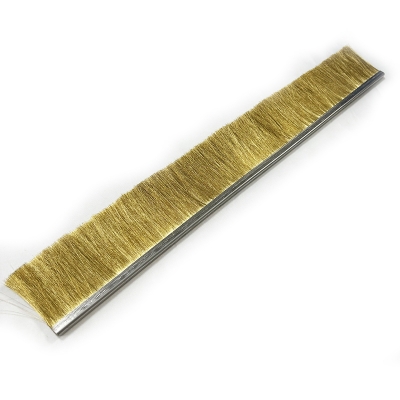 Soft 0.1mm wire brass strip brush