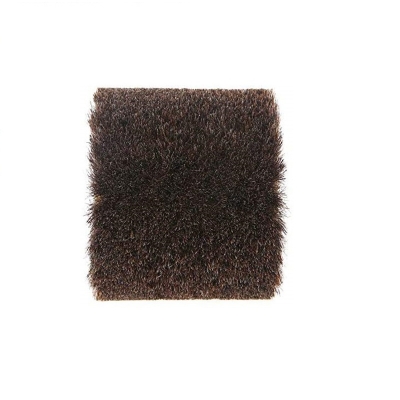 Horsehair brush wheel for surface treatment and cleaning