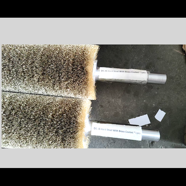 steel brass coated brush