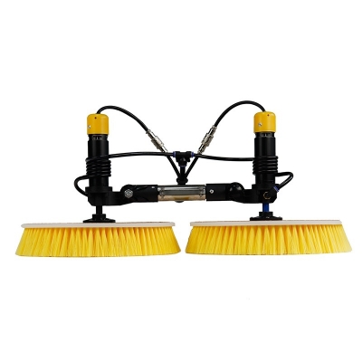 Automatic Solar Panel Cleaning Brush and Pole